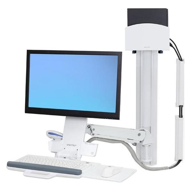 Ergotron Styleview Sit-Stand Combo Sys (Wand, 24", 13.20 kg) (45-273-216)