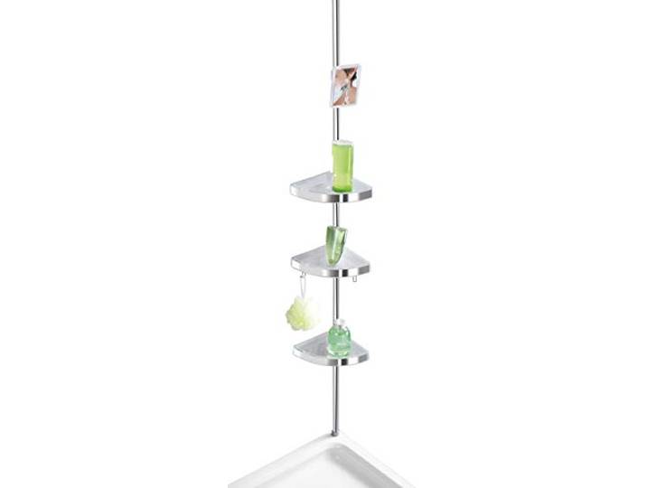 WENKO Teleskop Duschecke Premium glänzend stufenlos ausziehbar Glänzend