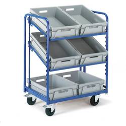 ROLLCART 16-4337 Etagenwagen Feststeller Stahl pulverbeschichtet