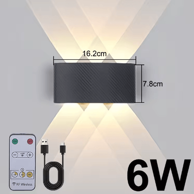 Inspire Picks Magnetic Rechargeable LED Wall Light Wireless Bedside Spotlight With Remote Control & No Drill Installation a4