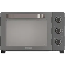 Black & Decker BLACK+DECKER, Elektrobackofen, 30L, 1500W, Timer 90min, Grill, Kleinbackofen, Schwarz