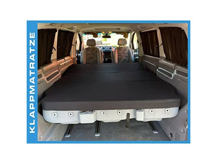 BREMER SITZBEZÜGE Klappmatratze kompatibel mit Viano Fun W639 Faltmatratze Camping zubehör Camper zubehör Wohnmobil Zubehör Matratze Schlafauflage Schlafschön