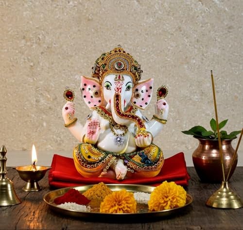 eSplanade Ganesha Ganpati Murti Idool sculptuur voor op tafel