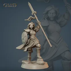 Female Vanguard Fighter von Galaad Miniatures aus Vanguard Warband