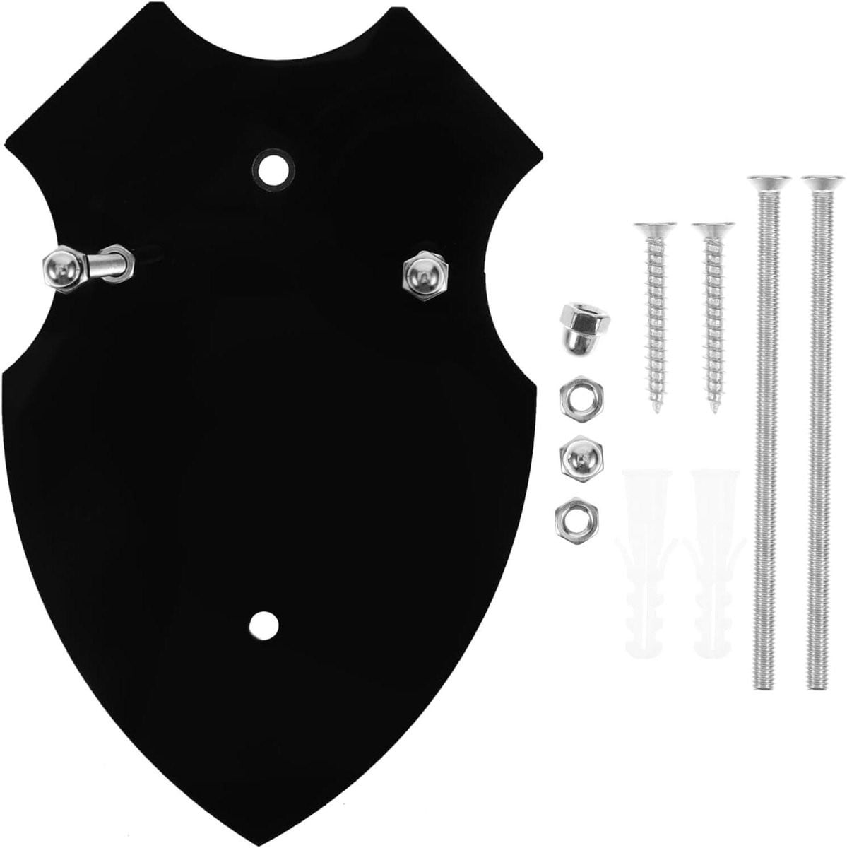 Zwarte Skateboard Wandhanger voor Opslag en Presentatie - Breedte: 15 cm