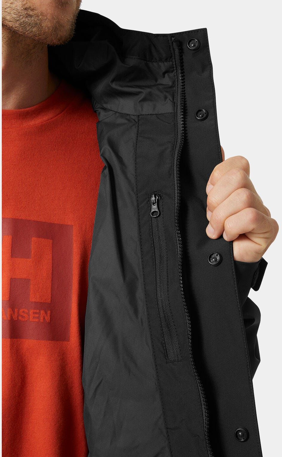 Helly Hansen Men's Urban Lab Rain Jacket - Black/Ebony - S