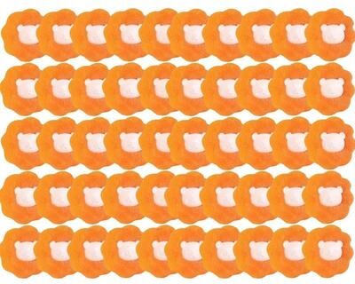 Uplift Picks Reusable Laundry Pet Hair Remover Balls For Washing Machine orange (50 Pcs)