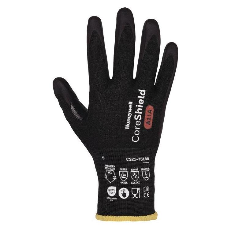 Honeywell Schnittschutzhandschuhe CORESHIELD 18G BLACK (9) (CS21-7518B-9)