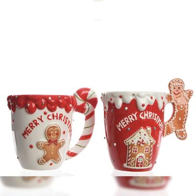 Christmas Decorations 1 Weihnachtstasse Keramik Lebkuchen Kaffeebecher Kaffeetasse Teetasse mit Motiv