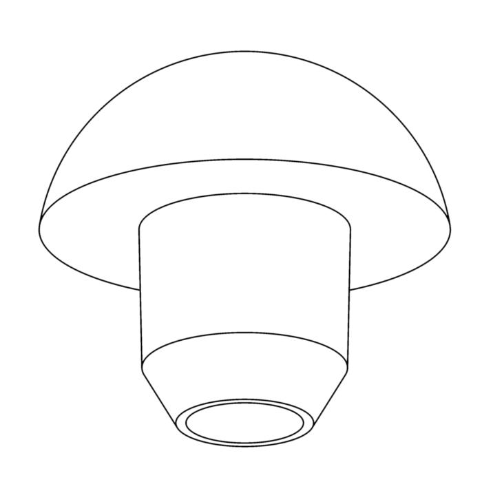 Pagette Deckel-Puffer 701540110 für WC-Sitze Nova und Orenda