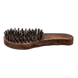 Haarpflegebürste - Ergonomisch Nussbaum extrahart 19,5cm