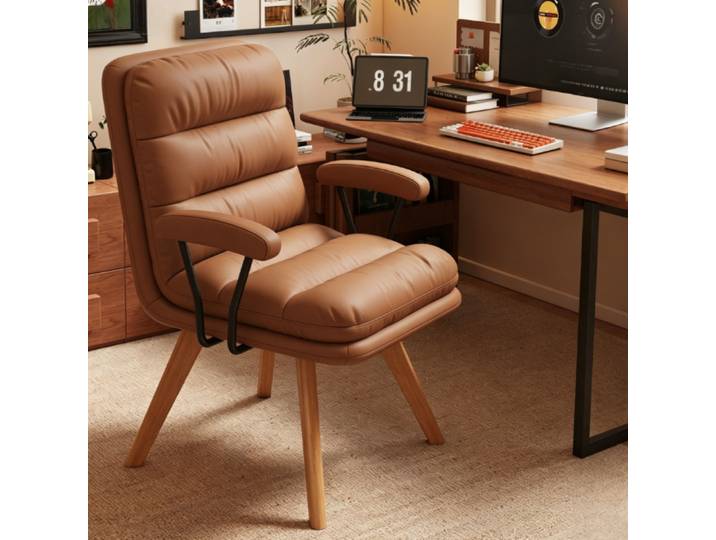 Fauteuil de bureau confortable avec dossier, canapé, siège confortable, chaise de chambre, fauteuil simple, chaise longue