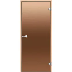 Saunatür Harvia Frame - Erle / Glas Bronze / 70 x 190