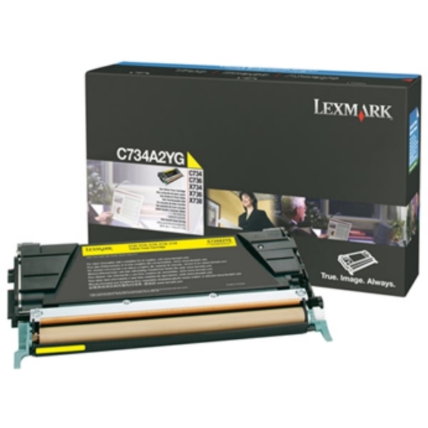 Lexmark C734A2YG, 6000 Seiten, Gelb
