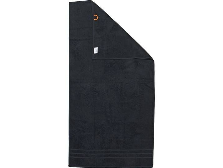 Duschtuch DONE. Daily Uni , schwarz, B:70cm L:140cm, Walkfrottier, Obermaterial: 100% Baumwolle, Handtücher, Duschtuch, Uni Farben, saugfähiges Walkfrottier