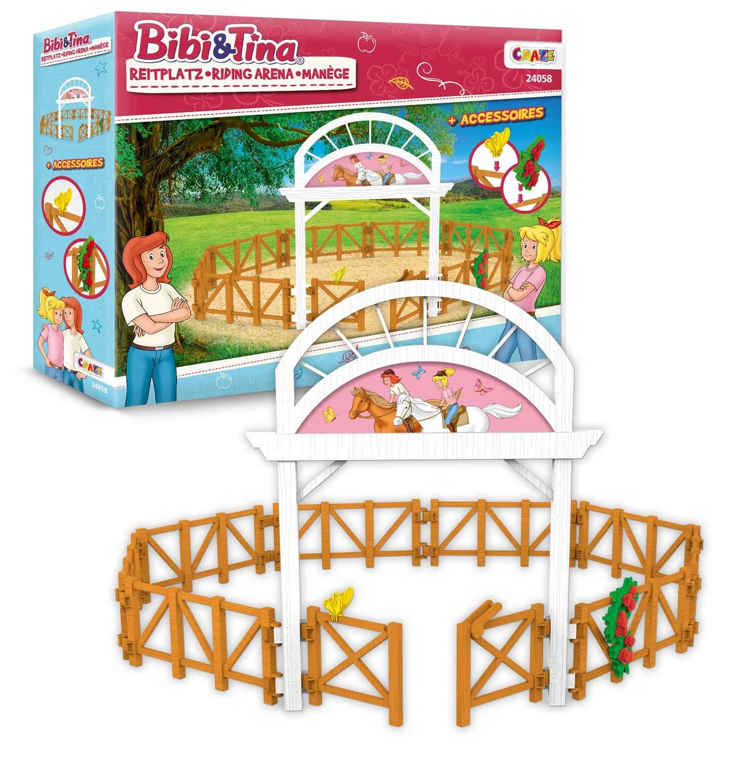 Craze Bibi en Tina Speelset Martinshof Refrigerator met Paardenfiguren