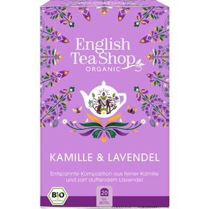 EnglishTeaShop Tee Kamille & Lavendel, BIO, Kräutertee, 30 g, 20 Beutel