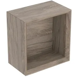 Geberit iCon Wandbox 502321JR1 22,5x23,3x13,2cm, quadratisch, nussbaum/Melamin Struktur