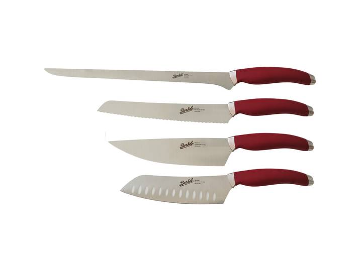 Berkel Messer-Set Teknica rot Stahl - Messer-Set