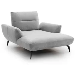 Loveseat-Sessel Payton Stoff Silver