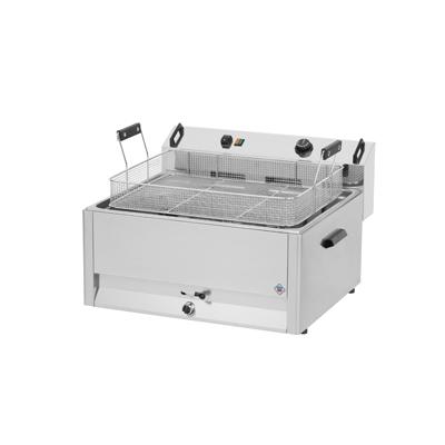 Chefgastro Elektro Tischfritteuse 1x16 Liter BxTxH 540x540x370mm