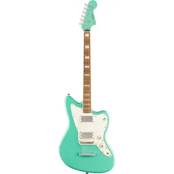 Squier by Fender Paranormal Baritone Jazzmaster HH LRL Parchment PG Sea Foam Gre... - E-Gitarre