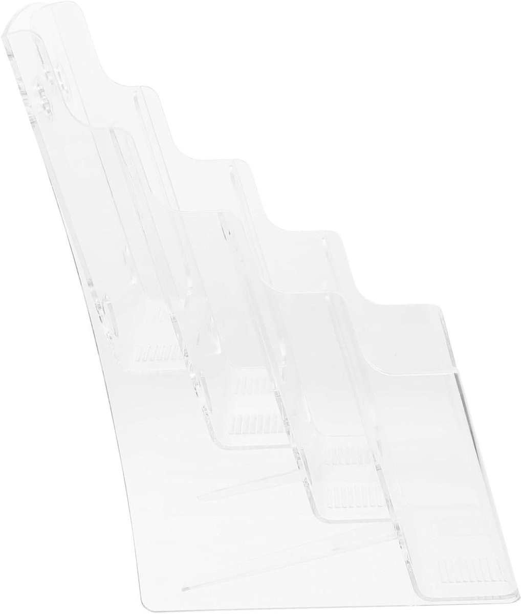 Acryl Folderhouder voor A4 Documenten - Transparante Brochurestandaard voor Bureau of Wandmontage
