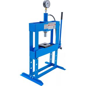 BGS-technic Werkstattpresse 9790, Pressdruck 10 t, 130 mm Hub, hydraulisch, Arbeitsbereich 0-300 mm