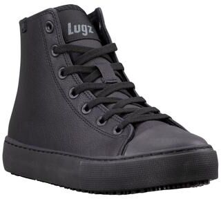 Lugz Stagger Hi Slip Resistant - Womens 7.5 Black Oxford Shoes Medium