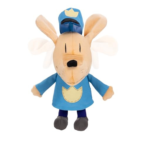 Jakks Pacific Dog Man Pluche Knuffel met Geluiden en Bewegende Oren en Hoed