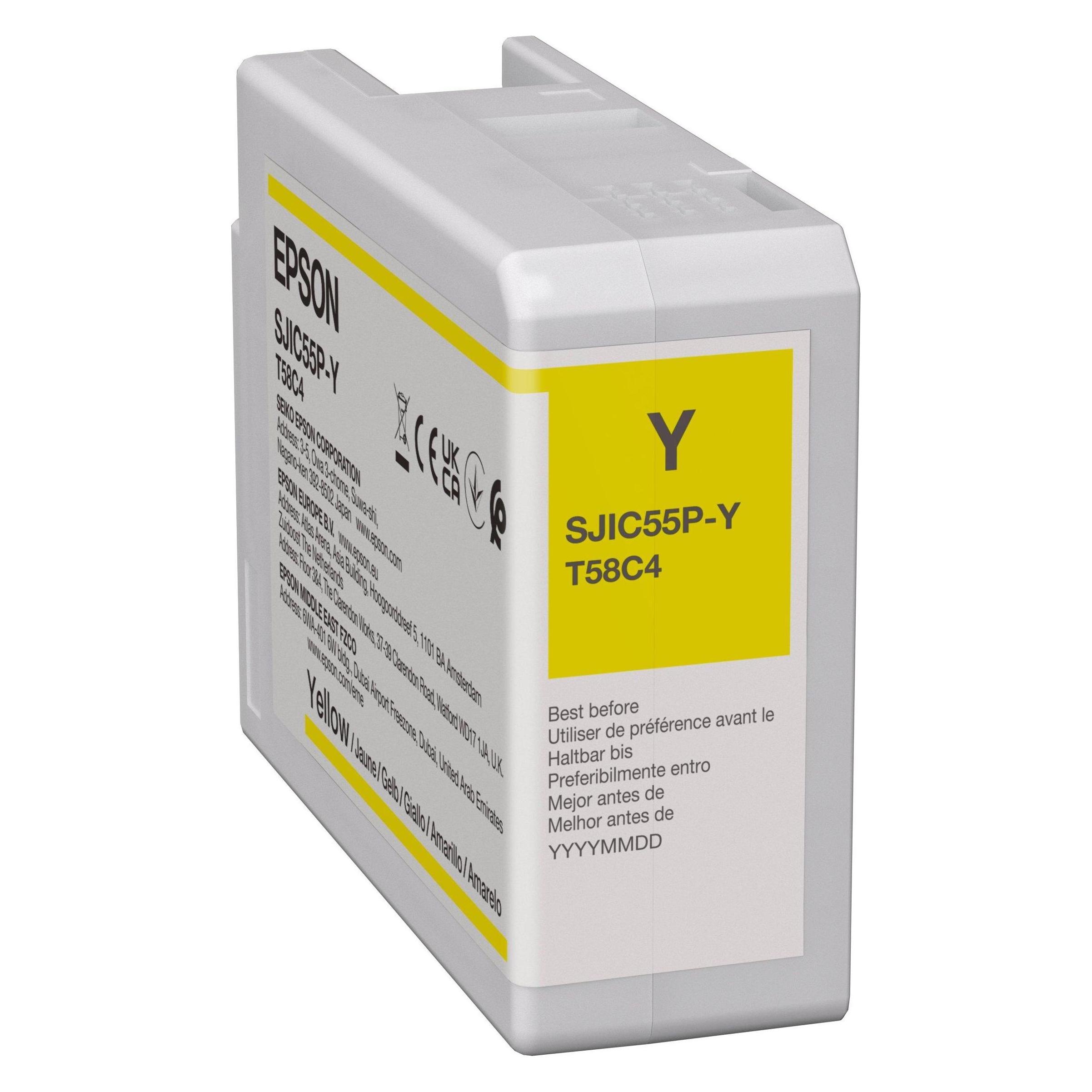 Epson Tinte gelb 80ml CW D6000/6500 (C13T58C440)