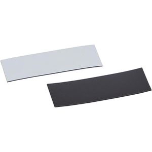 Sprintis Magnetschilder MSXP000007, weiß, 60 x 20 mm, für Handbeschriftung, 50 Stück