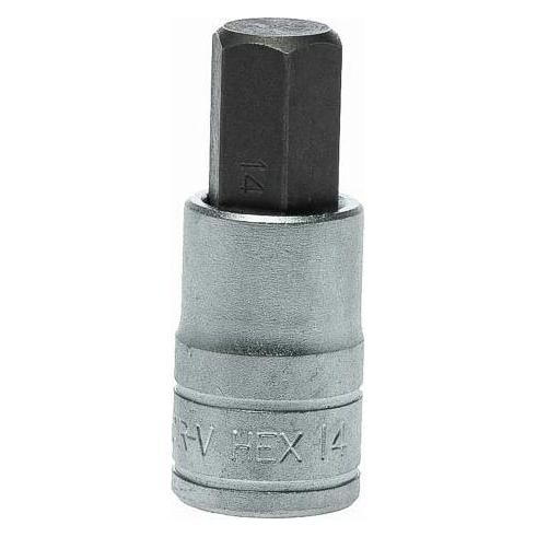 Teng Tools Vierkant Steckschlüsseleinsatz, 14mm, Allen Abtrieb (14 mm) (M121514-C)