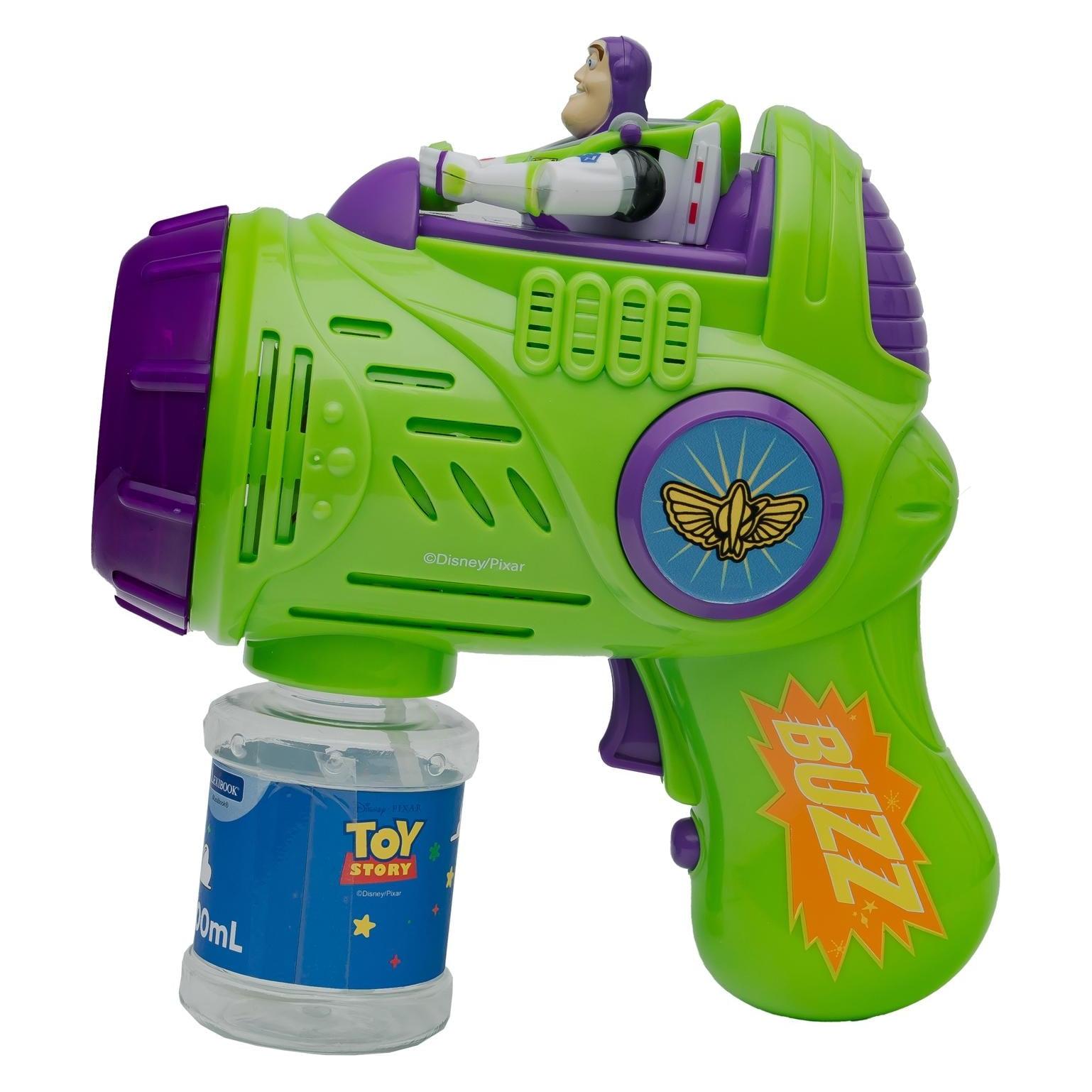 Lexibook - Toy Story Electronic Bubble gun with 3D figurine and light & sound effects (PRB30TS) (PRB30TS)