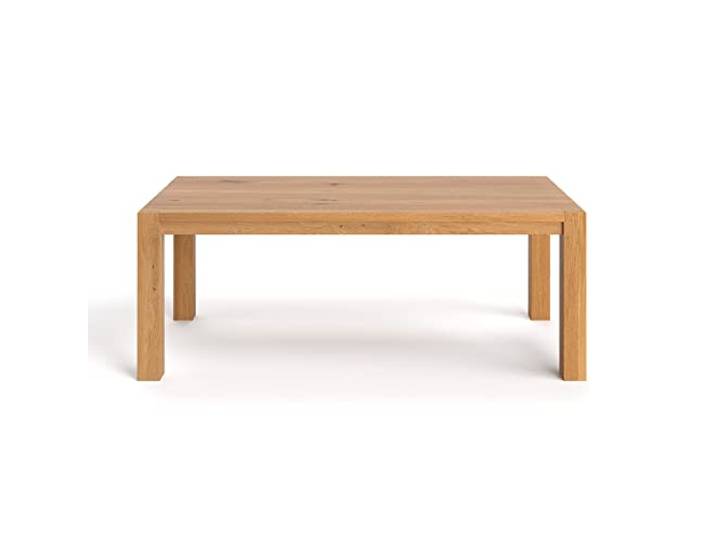 Danzz Gustav Esstisch aus massiver Eiche, 120x100 cm, Tisch auf massiven Beinen