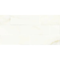 Rako Cava Wandfliese weiß 30x60 cm Relief WARVK830.1