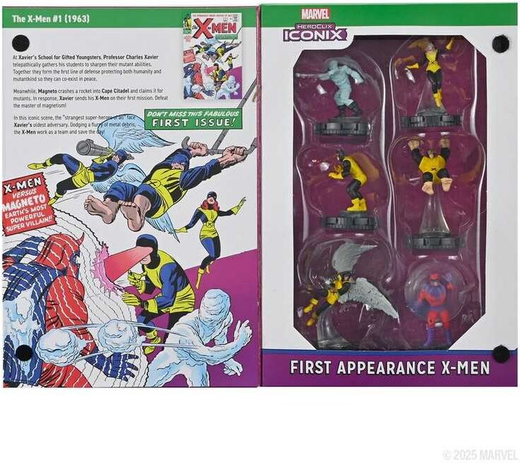 Marvel HeroClix Iconix: First Appearance X-Men - Official Marvel HeroClix Iconix Product - Wiz Kids LLC