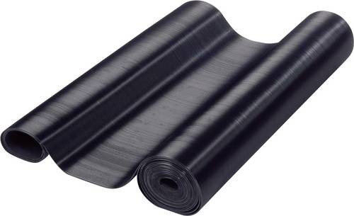 Adam Hall Feinriefenmatte 85970 Gummi Schwarz 10000mm Inhalt: 10m