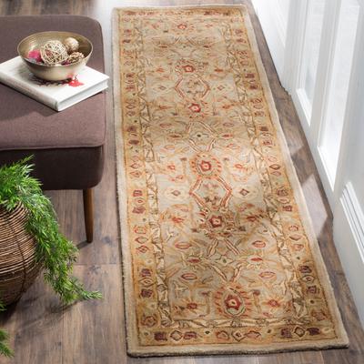 SAFAVIEH Handmade Anatolia Leonora Traditional Oriental Hand-spun Wool Rug