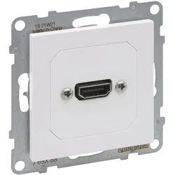 Legrand 765188 SEANO HDMI 1.3 Anschlusseinheit vorverdrahtet, Kabel 15 cm, inkl. Abdeckung, UW