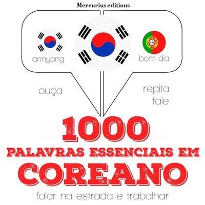 1000 palavras essenciais em coreano - JM Gardner, Audio, 9782821121492