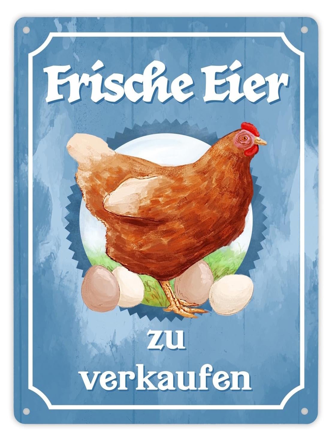 Dripio Metalen bord XL met grafisch kippenmotief, 21 x 28 cm
