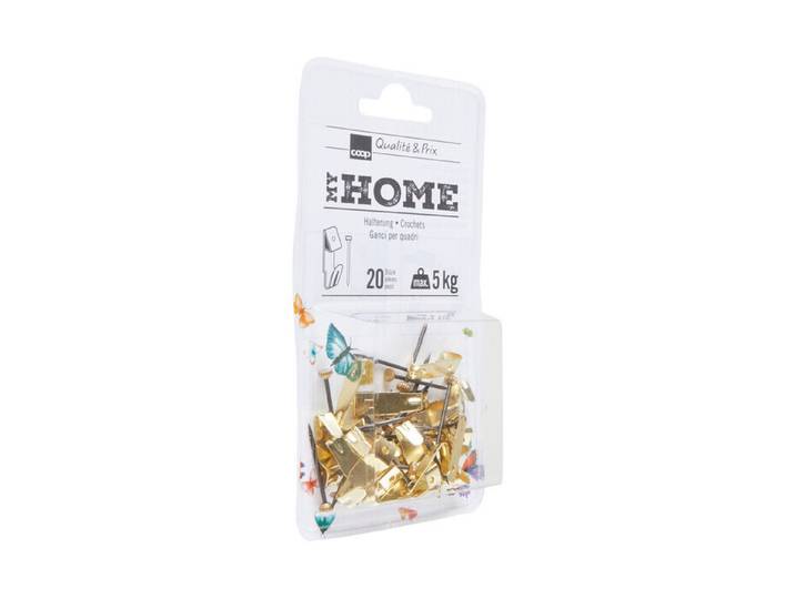My Home Halterungen Gold 20 Stück 5 kg