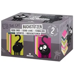 Moses Ed, the Cat Buchstützen 2er Set