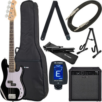 Hamaril Bassguitar Set 1 Noir haute brillance