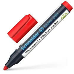 Schneider Whiteboard- und Flipchart-Marker Maxx 290, schwarz 2.0 - 3.0 mm