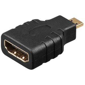 Goobay HDMI-Adapter HDMI Micro-HDMI, 68842, HDMI Buchse auf Micro HDMI Stecker