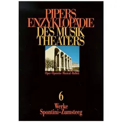 Pipers Enzyklopädie des Musiktheaters B, Sachbücher von Carl Dahlhaus