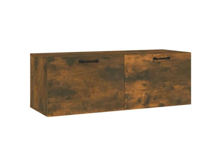 Armoire murale flottante pratique 100 x 36 x 35 cm bois beige