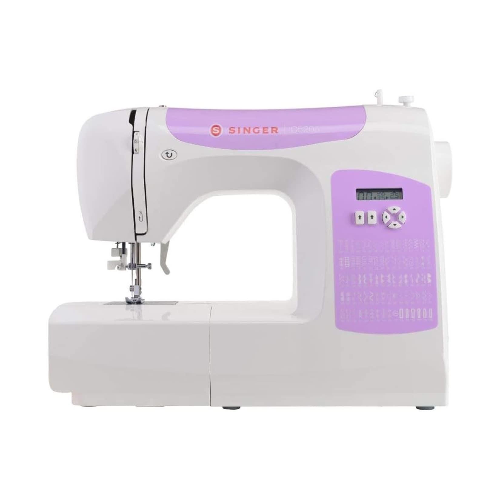 SINGER C 5205 Violett Nähmaschine (Komfort, 60 Stiche, LCD-Display, Knopf-Programm)